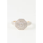 Anillo "Romance" Diamantes 0.22/123 - Oro Amarillo 375/1000
