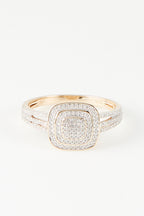 Bague "Ramona" Diamants 0,28/155 - Or Jaune 375/1000