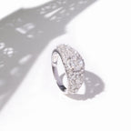 “Poema” ring D0,87/129 - 375/1000 white gold