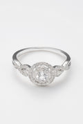 Anello "Divino" D0,25/66 Wt0,179/1 - Oro bianco 375/1000