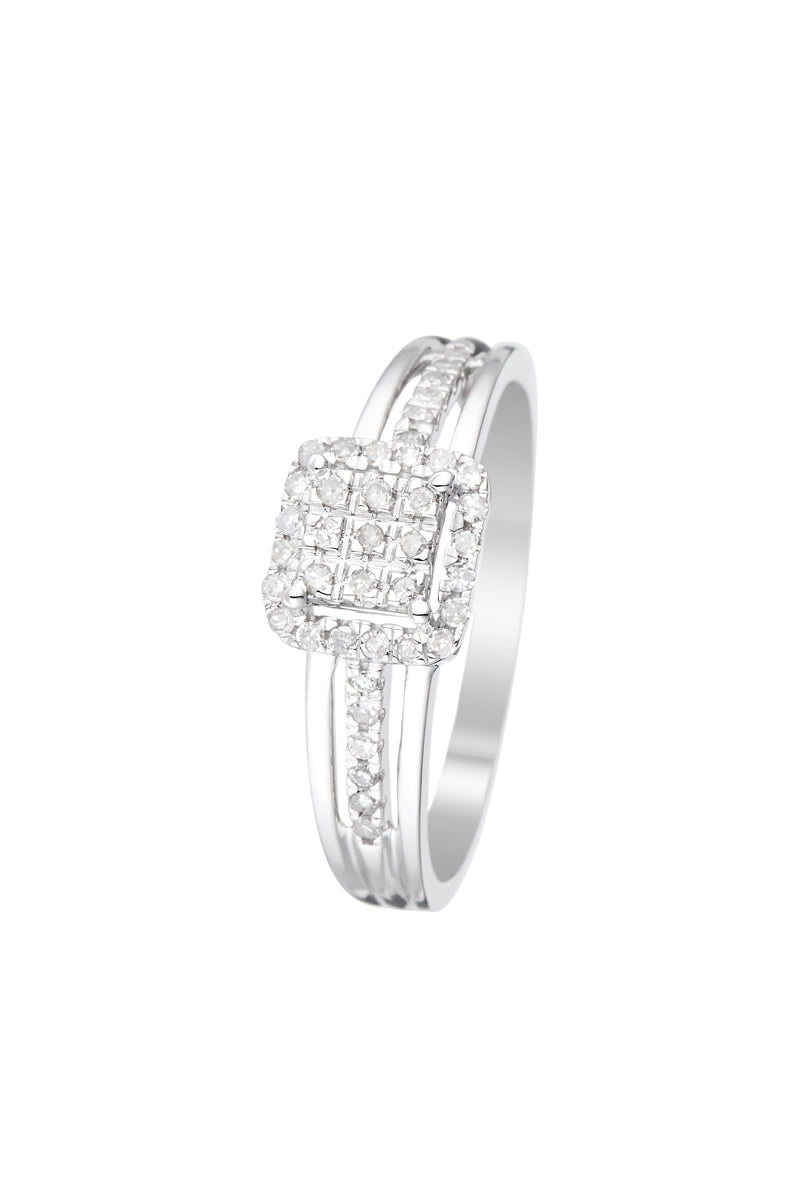 Bague "Carré Lumineux" D0,21/41