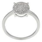 "Utterly Sublime" Ring, Diamonds 0,20/95 - 375/1000 White Gold
