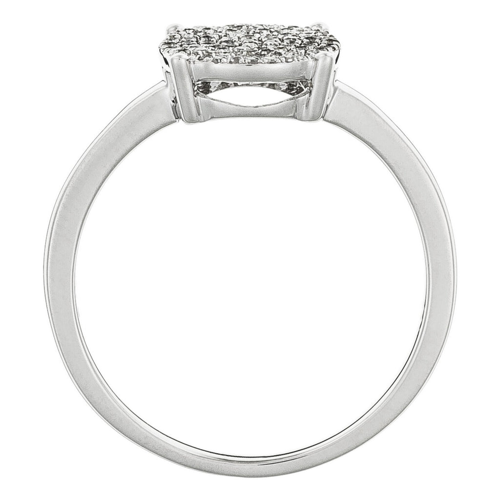 "Utterly Sublime" Ring, Diamonds 0,20/95 - 375/1000 White Gold