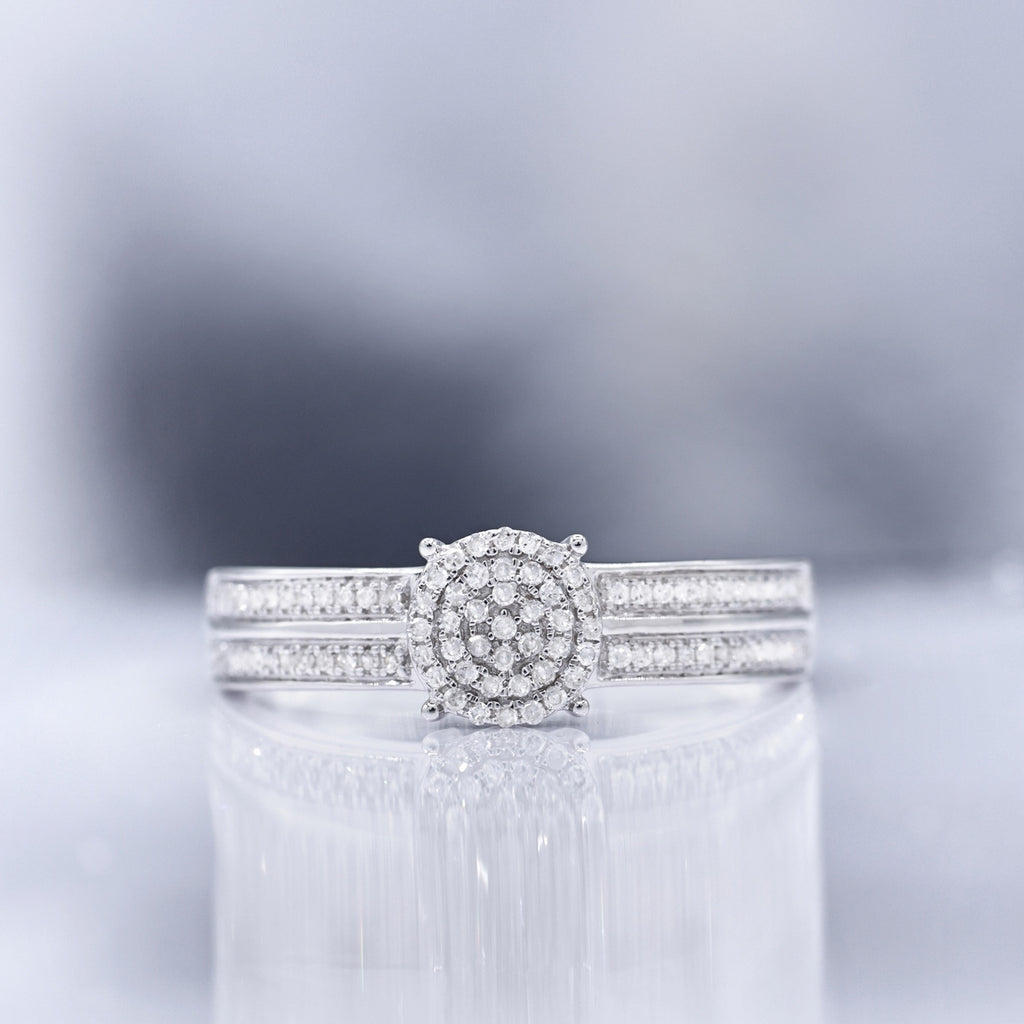 Ring “Toi Que J’Aime” Diamonds 0.20/92 – 375/1000 White Gold