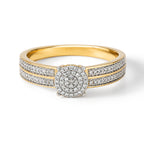 Bague "Toi Que J'Aime" Diamants 0,20/92