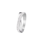 Bague "Mon Unique Pensée" Diamants 0,25/113 - Or Blanc 375/1000
