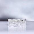 Bague "Mon Unique Pensée" Diamants 0,25/113 - Or Blanc 375/1000