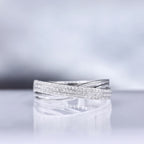 Bague "Mon Unique Pensée" Diamants 0,25/113 - Or Blanc 375/1000