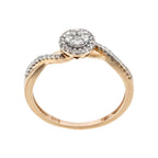 Bague "Mon Idéal" D0,21/44 - Or Jaune 375/1000
