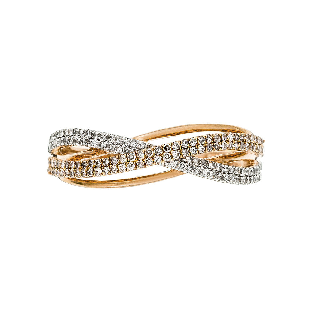 Anillo de Diamantes “Ma Force” 0.31/150 – Oro Rosa 375/1000