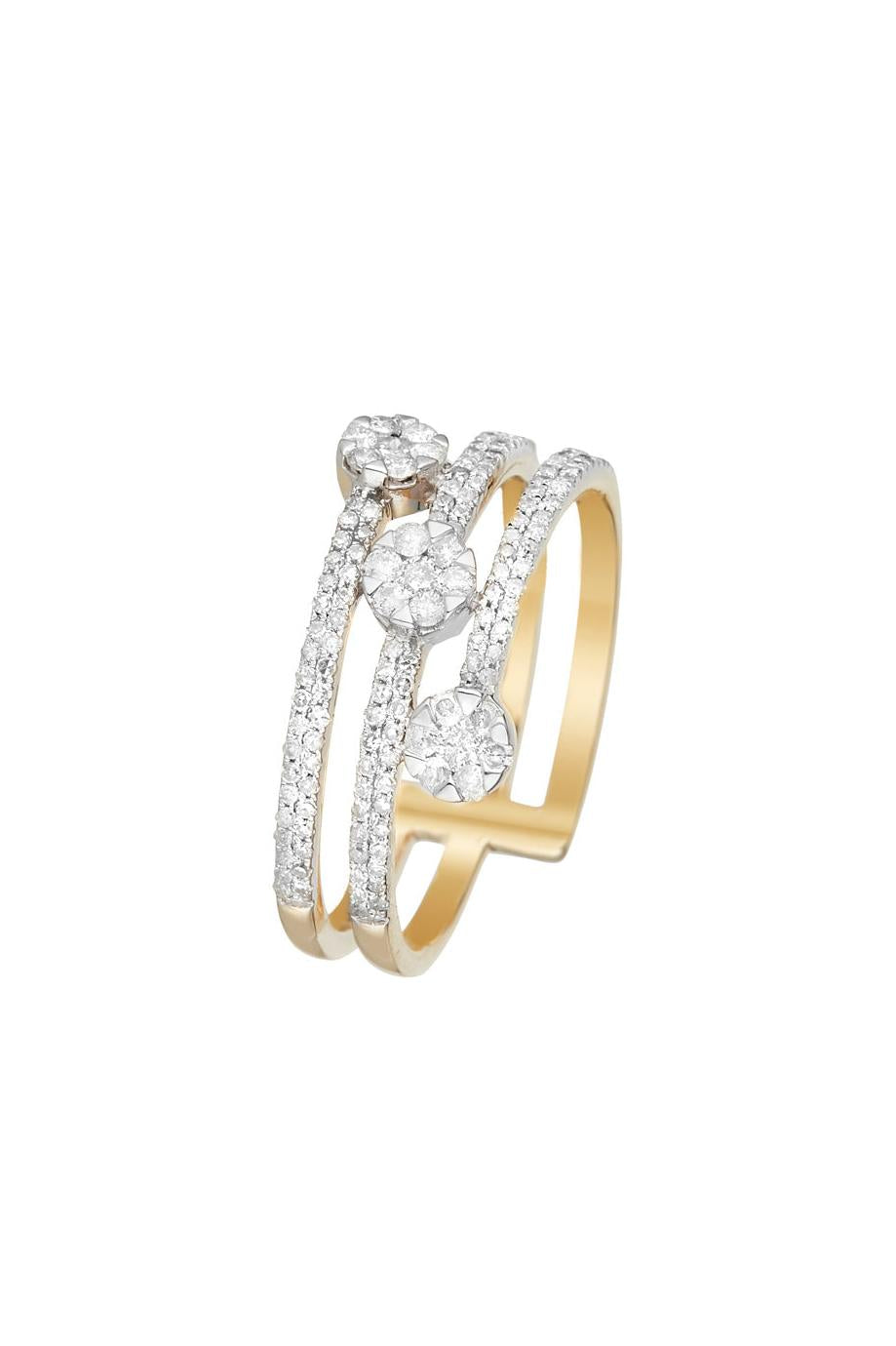 Bague "3 Millions De Baisers" Diamants 0,50/145