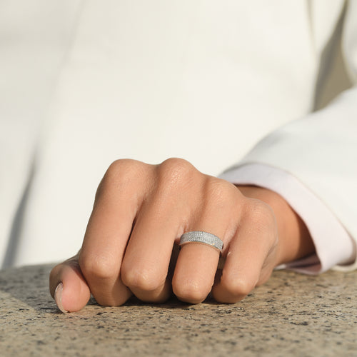 Bague "Il Était Une Fois, Toi & Moi" Diamants 0,32/155 - Or Blanc 375/1000