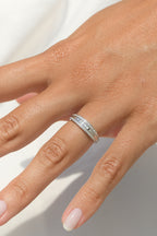 Bague "Ces Moments À Nous" Diamants 0,17/75 - Or Blanc 375/1000