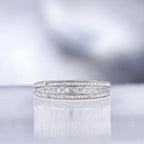 Bague "Ces Moments À Nous" Diamants 0,17/75 - Or Blanc 375/1000