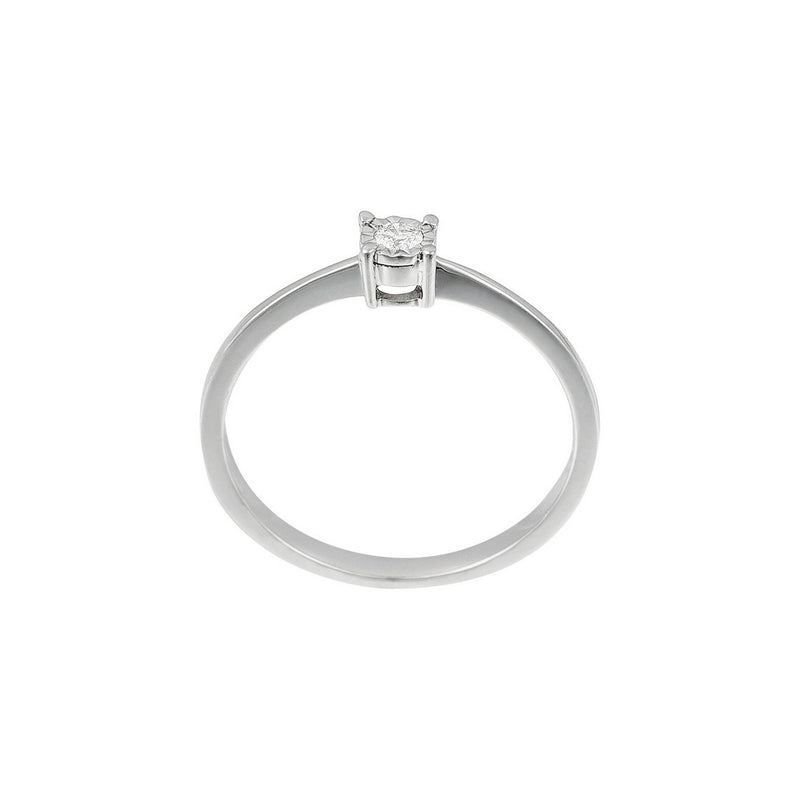 Bague "A Moi Pour Toujours" D0,05/1 - Or Blanc 375/1000