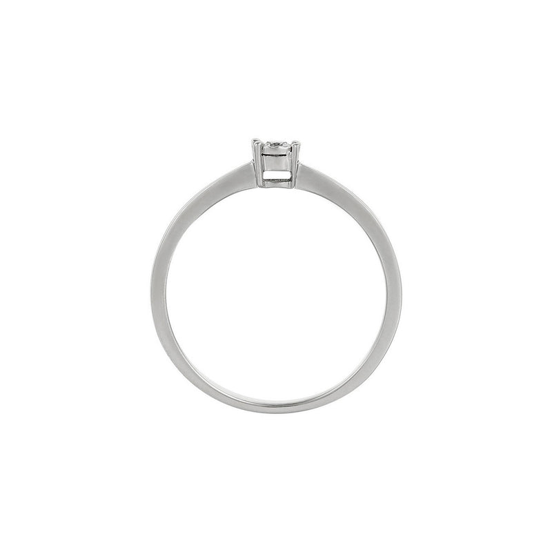 Bague "A Moi Pour Toujours" D0,05/1 - Or Blanc 375/1000