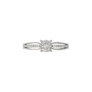 Bague "La Promise" Diamants 0,16/28 - Or Blanc 375/1000