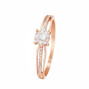 Bague "La Promise" Diamants 0,16/28 - Or Rose 375/1000