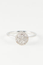 Bague "Ysalis" D0,139/40 - Or Blanc 375/1000
