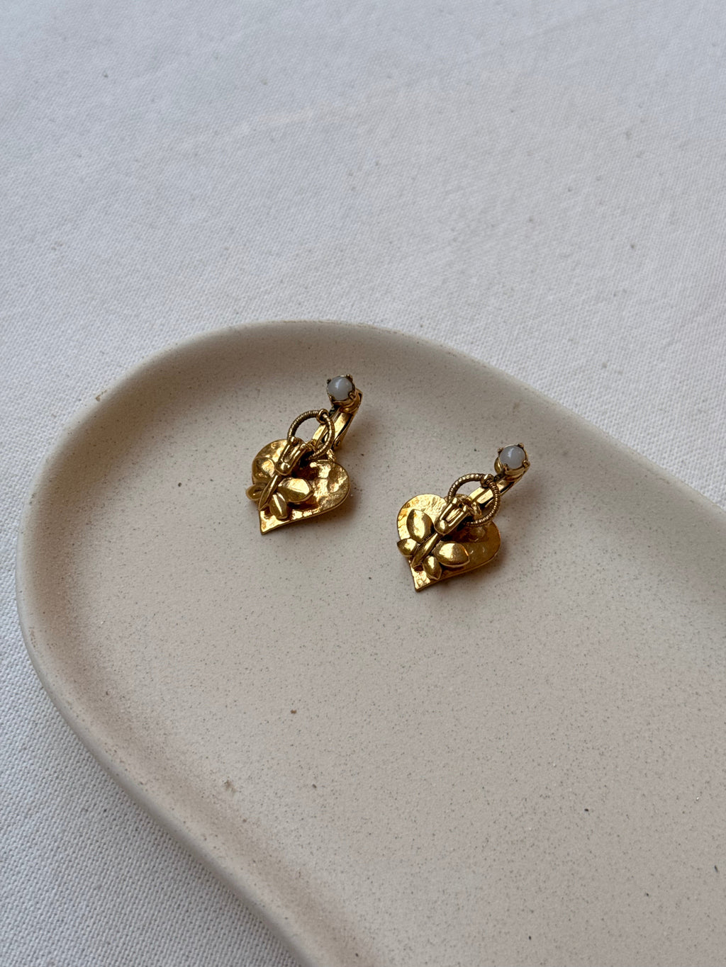 Zoé Coste Vintage Earrings - Gold-Tone Drop