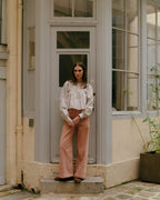 Pantaloni Riley Rosa Pastello