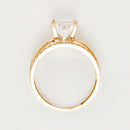 Bague "Majestueuse" - Or Jaune 375/1000 Et Zirconium