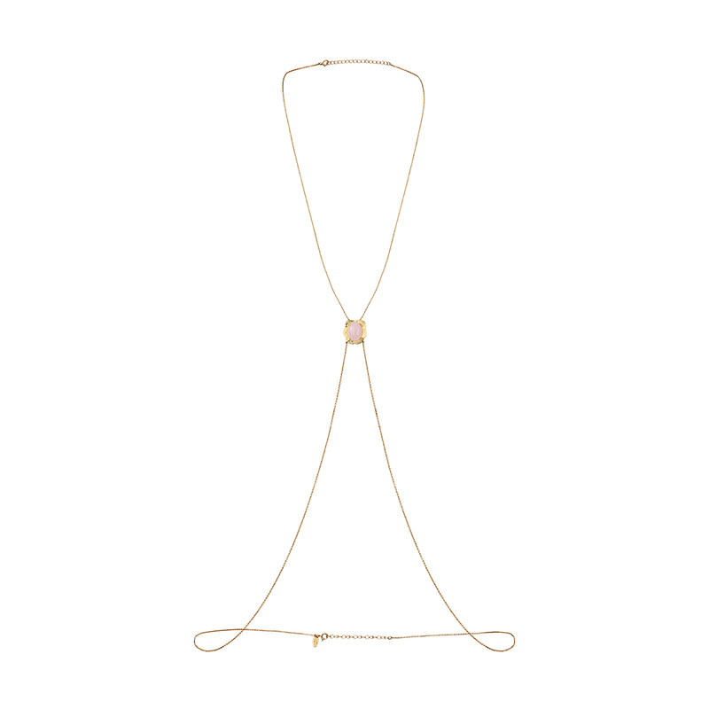 Bijou De Corps Swann Quartz Rose