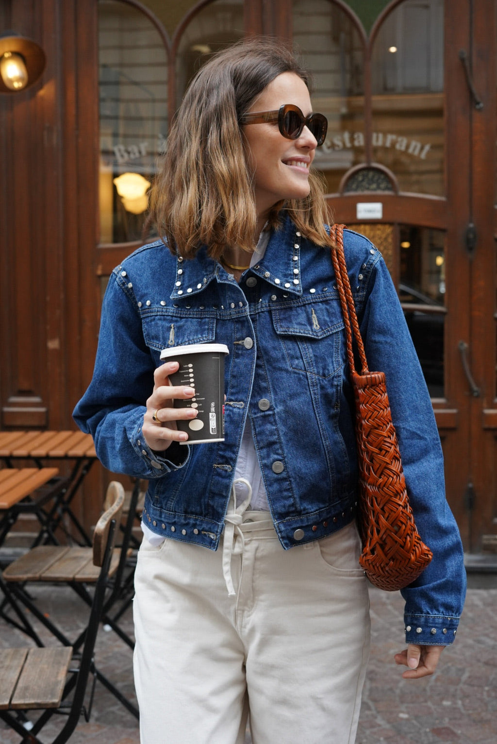 Thelma Denim Jacket Blue