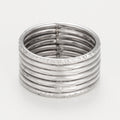 Bague "Camillo" Or Blanc 375/1000