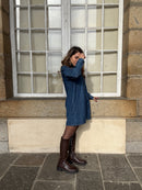 Robe En Jean Marion À Manches Longues