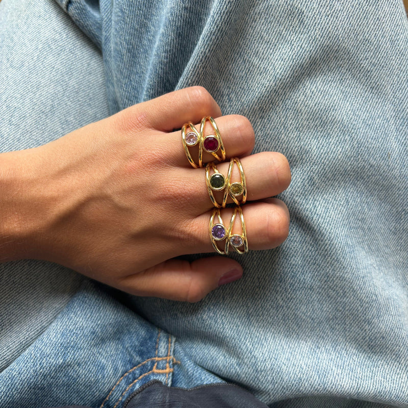 Anillo Amor Lila