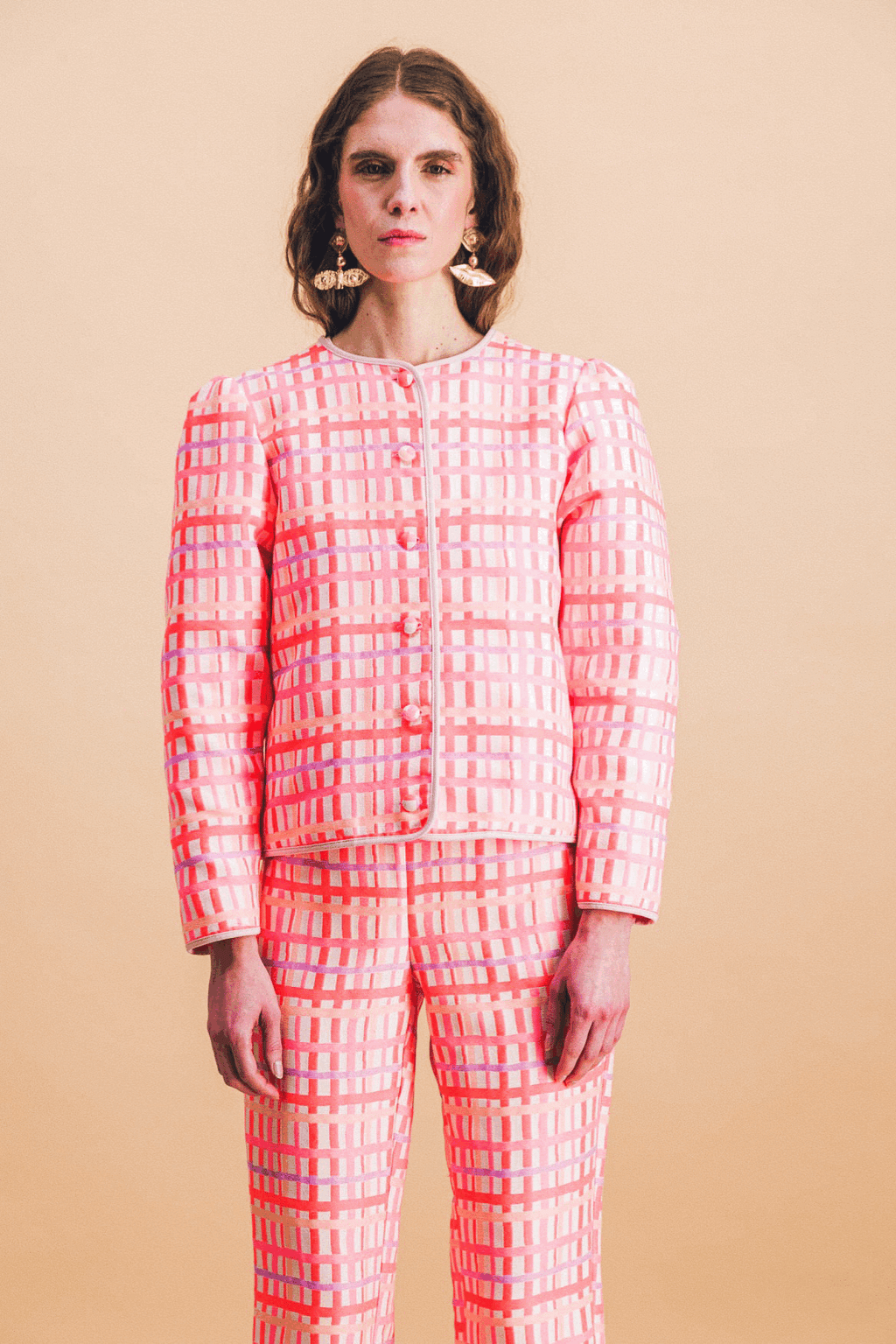 Chaqueta Diane de tartán
