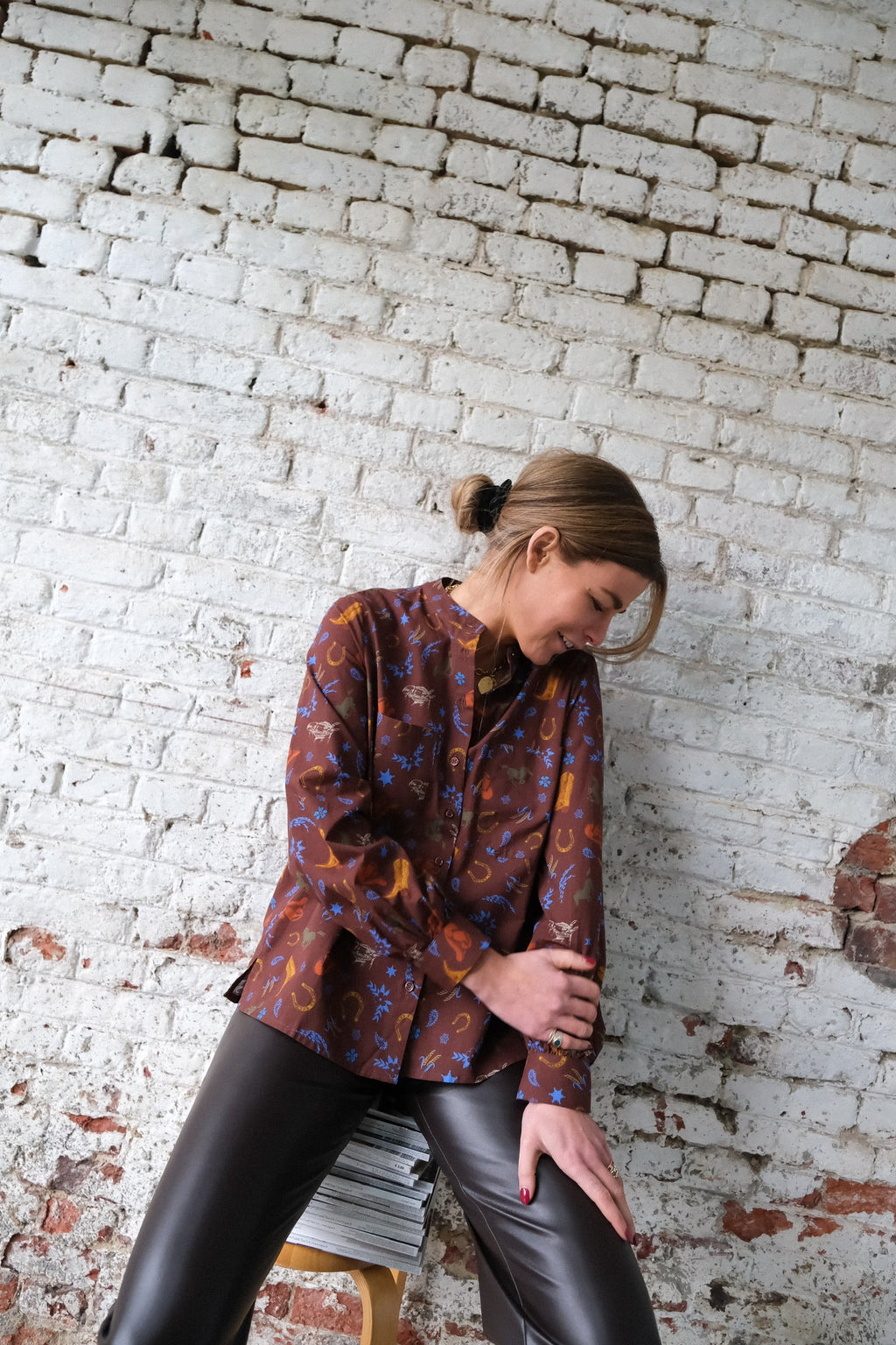 Maria Cowboy Brown Shirt