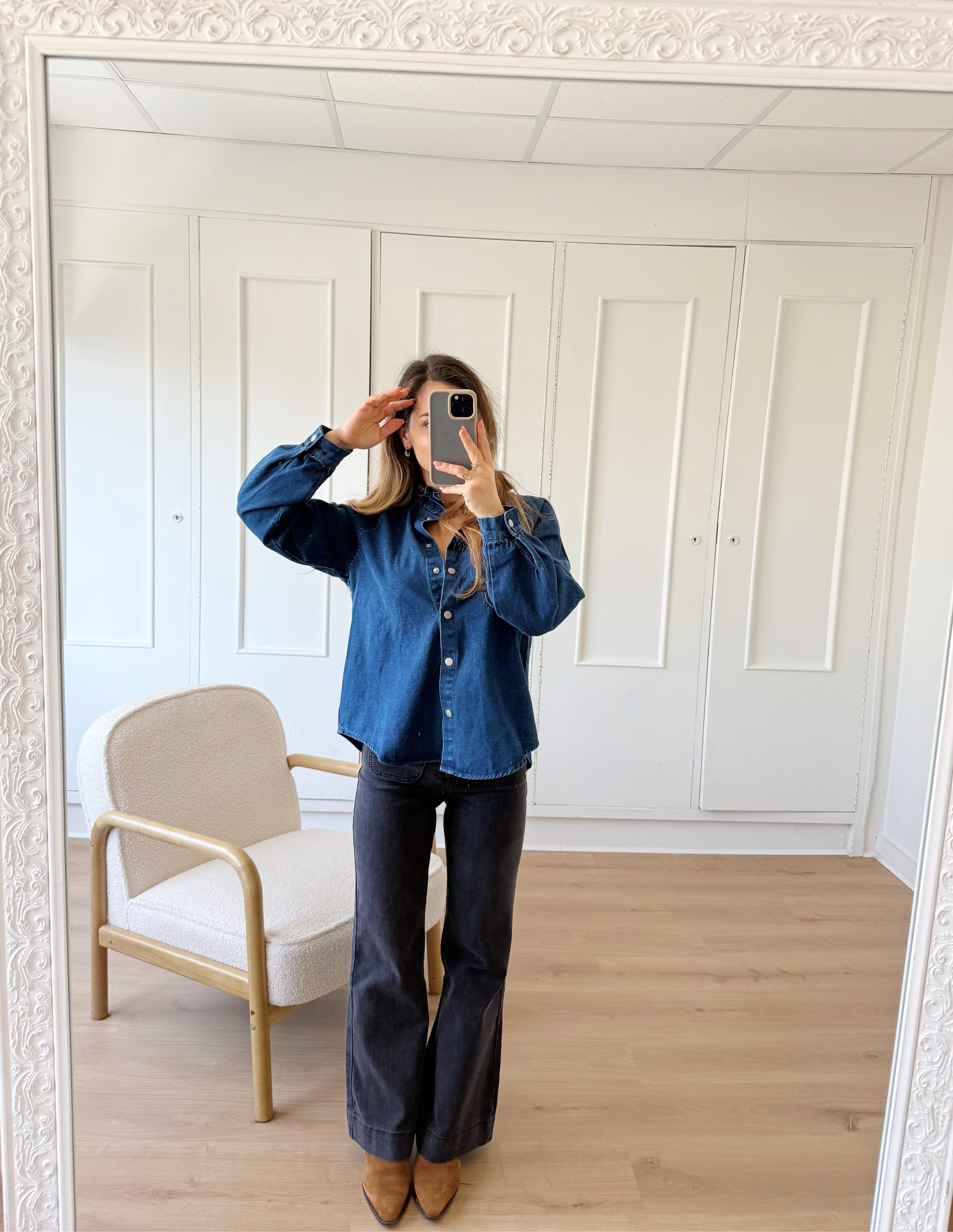 Surchemise en jean Livia