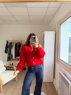 Red Bianca Wool Knit