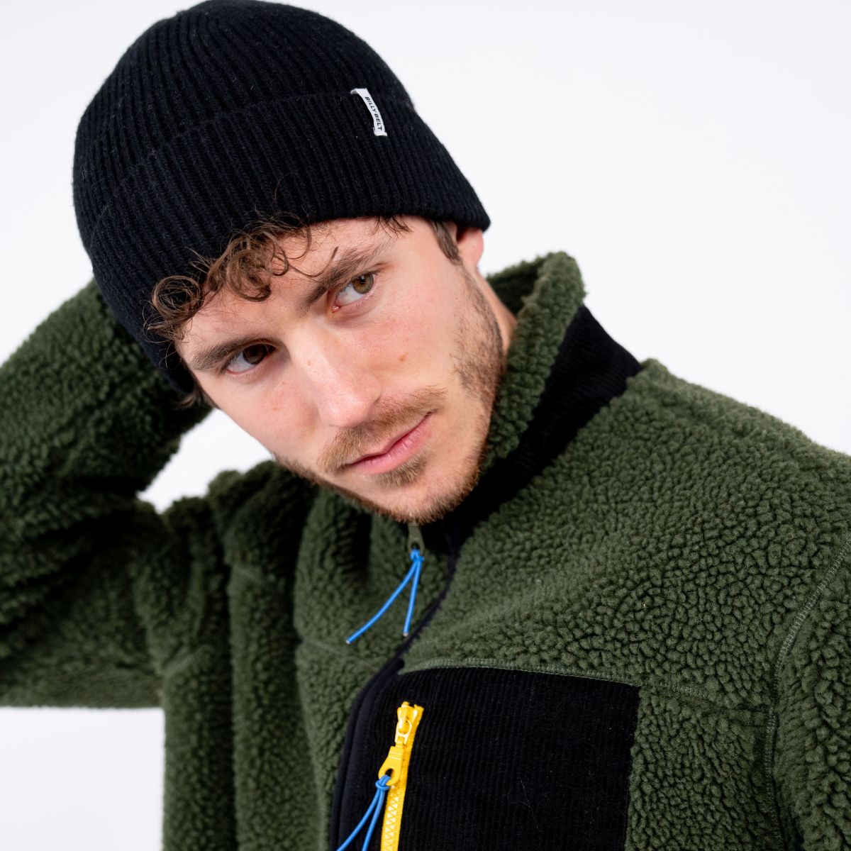 Bonnet En 100% Laine D'Agneau - Noir