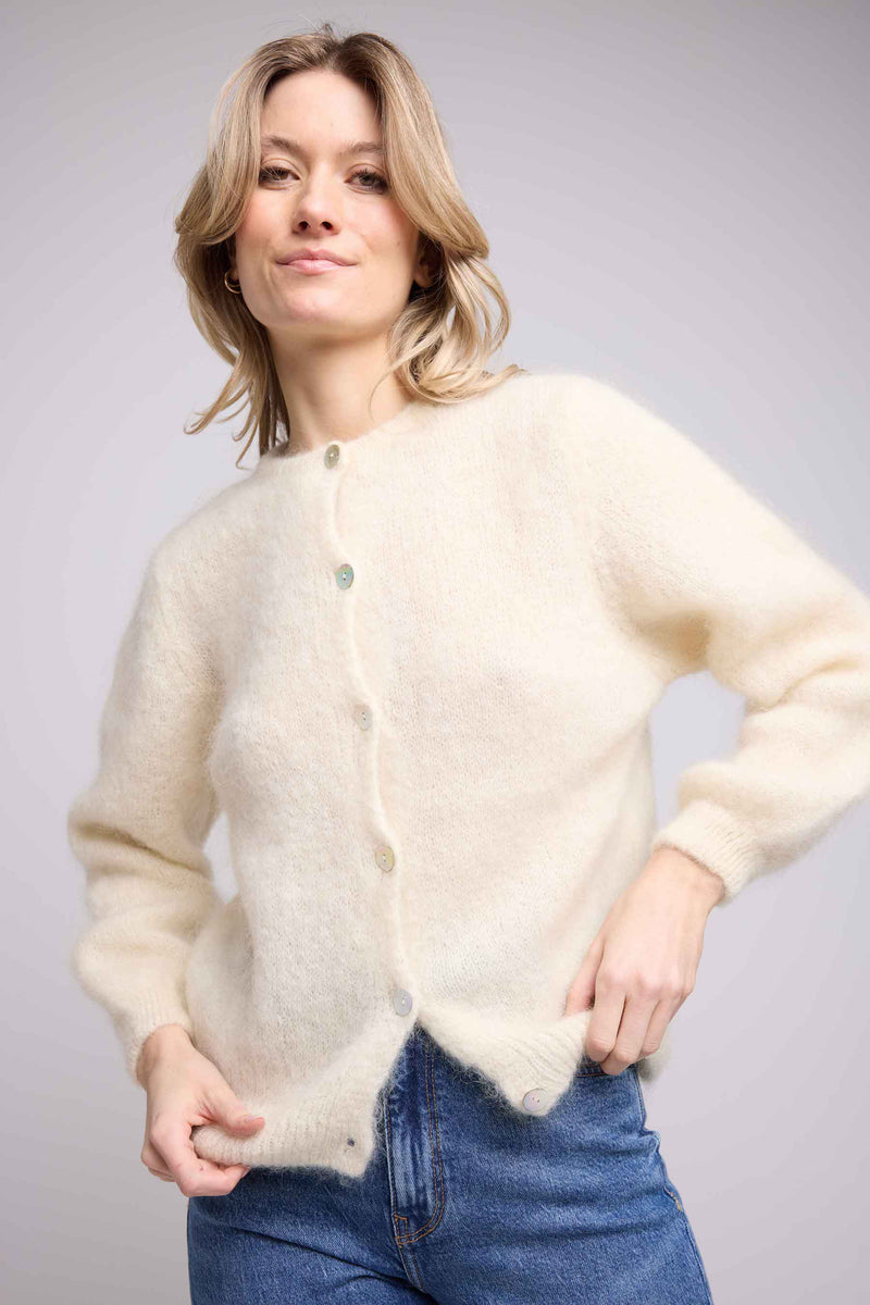 Cardigan - Ecru