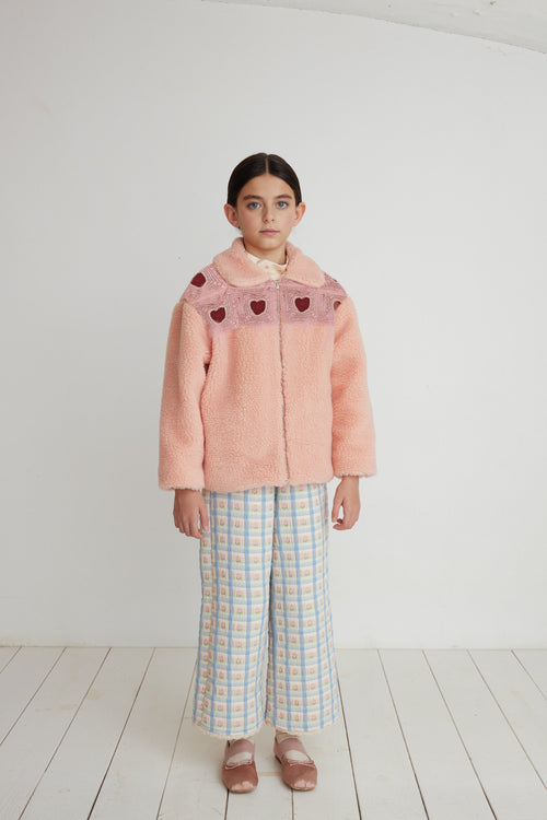 Veste Emma Heart Au Crochet - Enfant