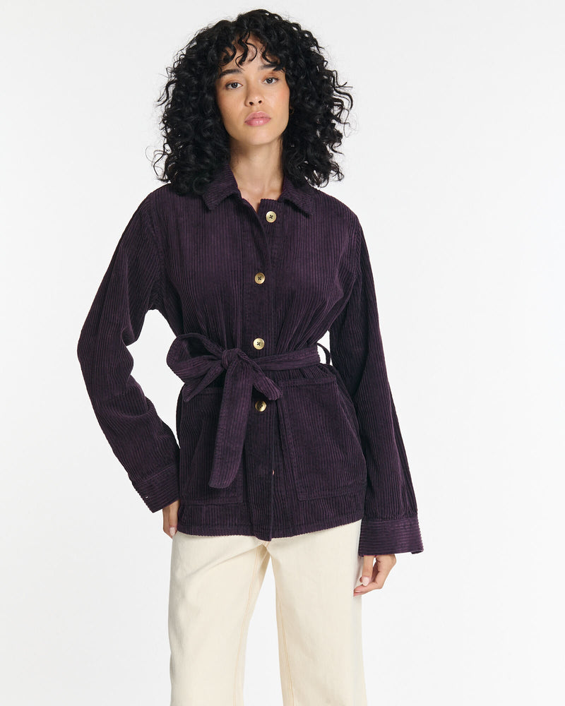 Veste Becker Trendy Corduroy - Prune