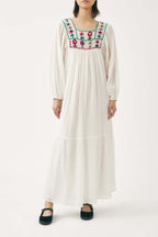 Robe Longue Belinda - Crème