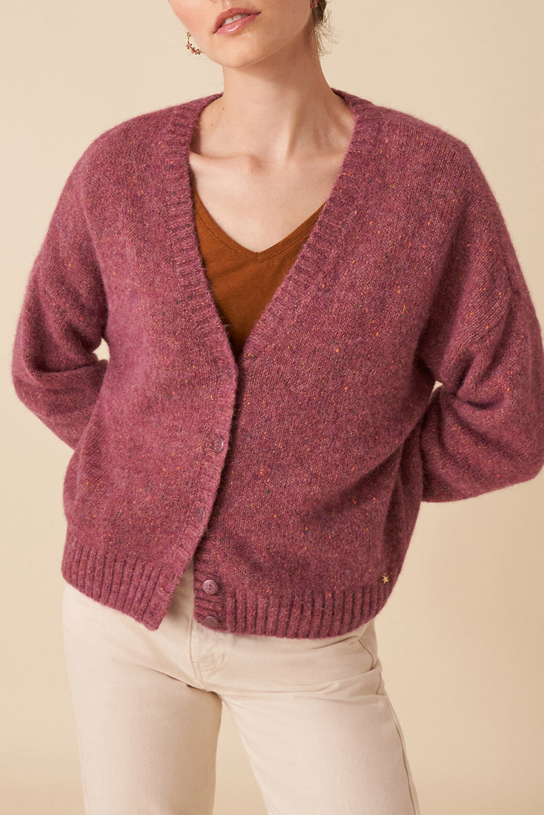 Bella Vest - Praline Boutonne