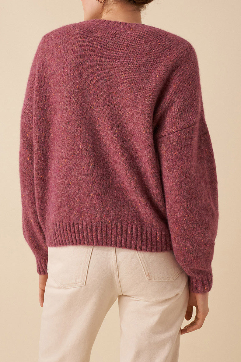 Bella Vest - Praline Boutonne
