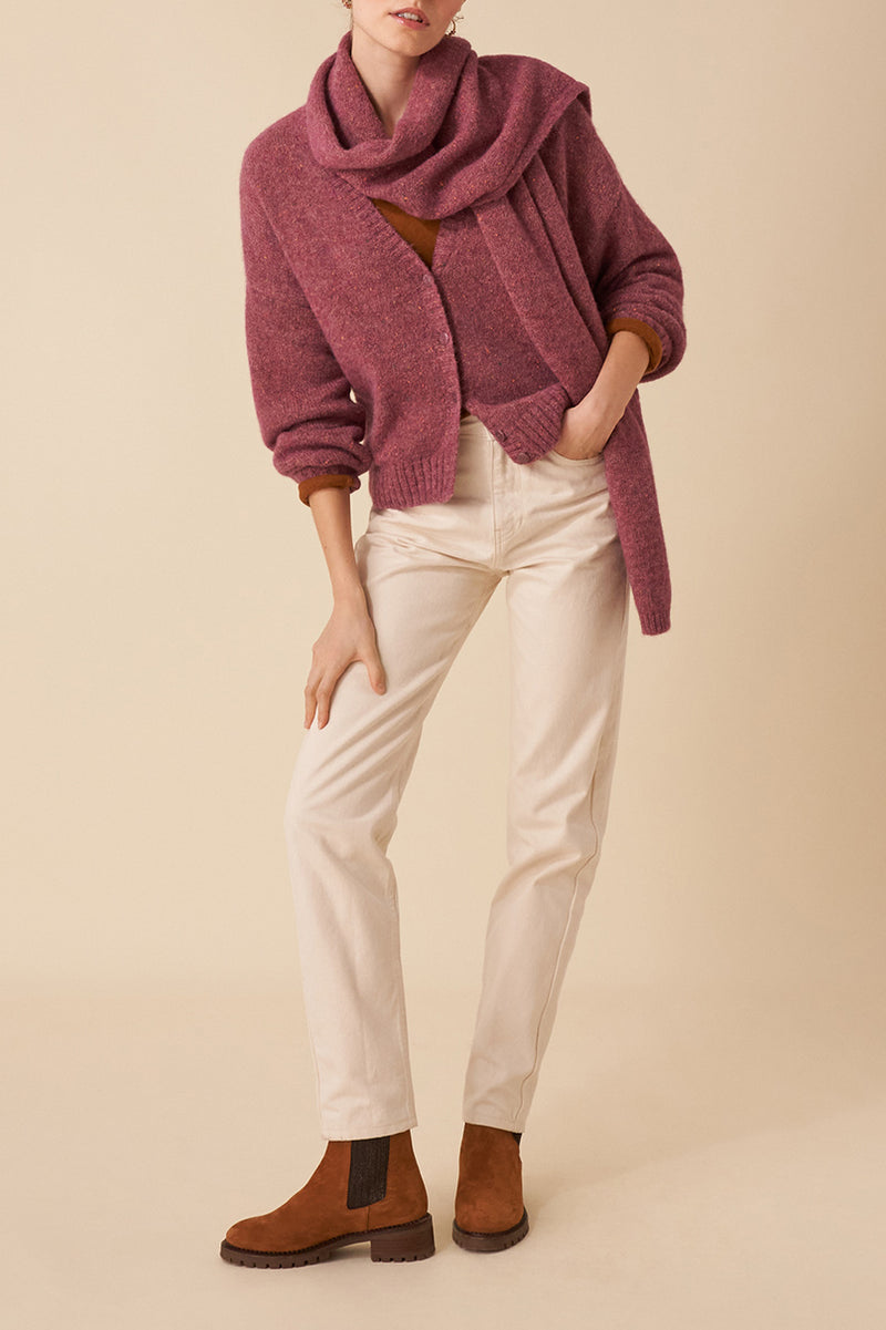 Bella Vest - Praline Boutonne