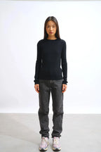Round-Neck Jumper - Bella - Black
