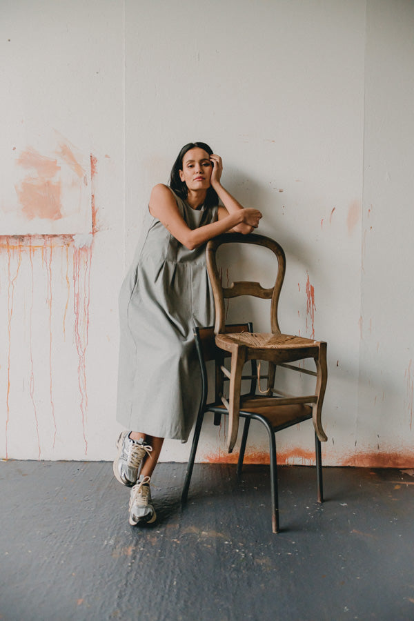 Vestido - Belma - Gris