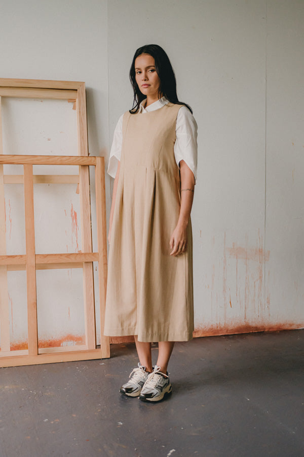 Vestido - Belma - Paja