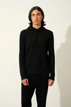Pull Capuche 4 Fils - Bendt - Noir