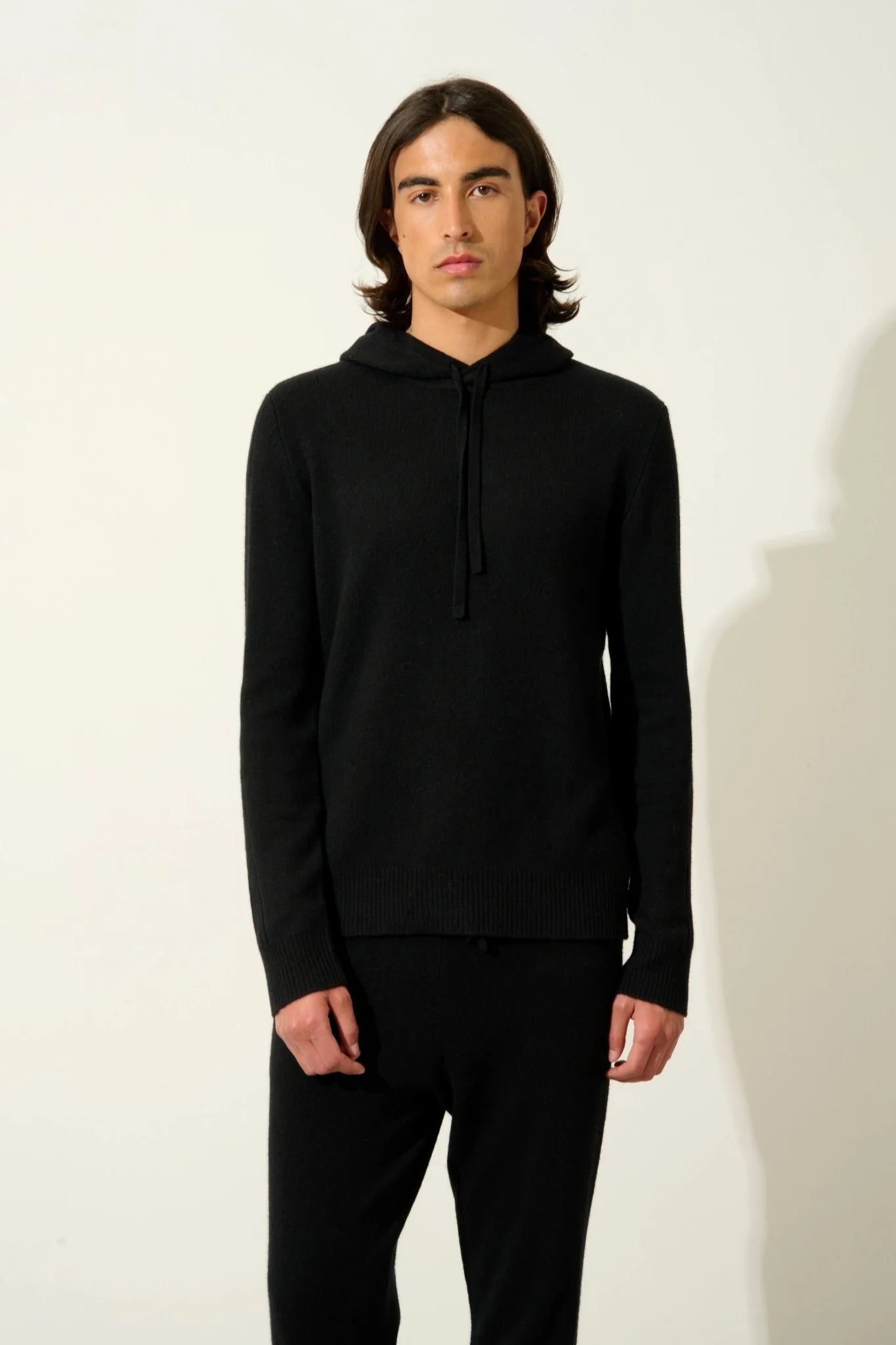 Pull Capuche 4 Fils - Bendt - Noir