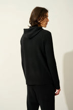 Pull Capuche 4 Fils - Bendt - Noir