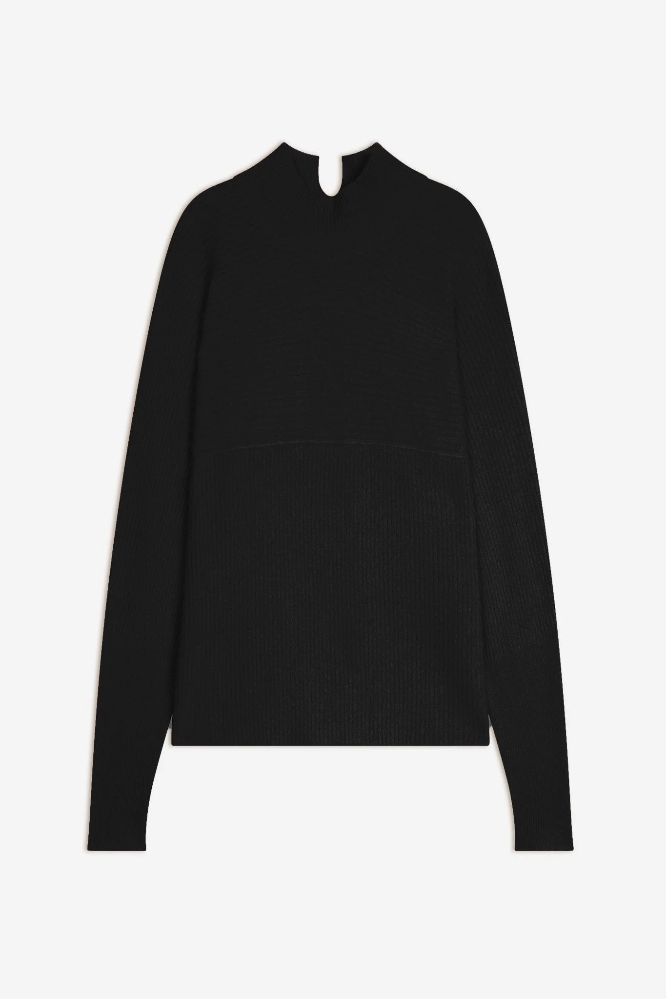 Pull Col Montant - Benedicte - Noir